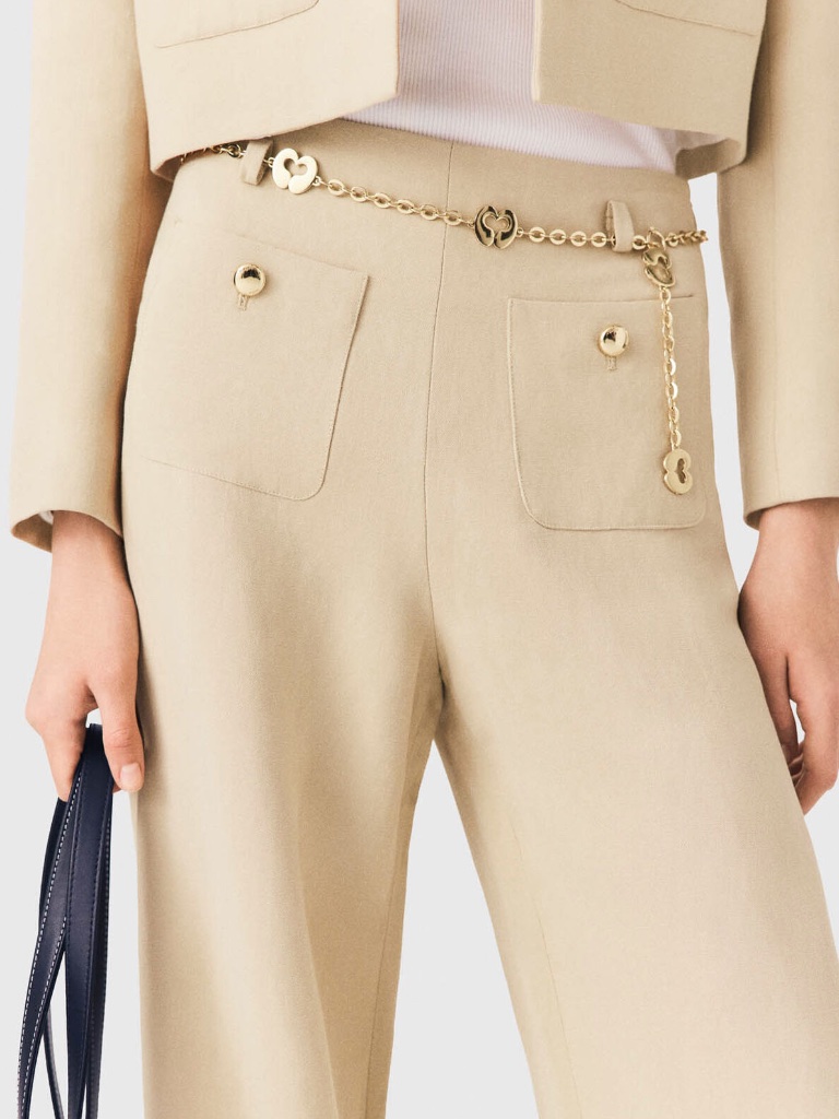 Pigul Linen Blend Suit Trousers — image 3 of 6